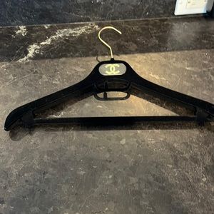 Chanel velvet black hanger.
